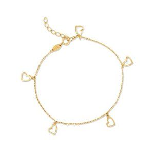 NWT Becky Charm Bracelet // 10k Solid Gold